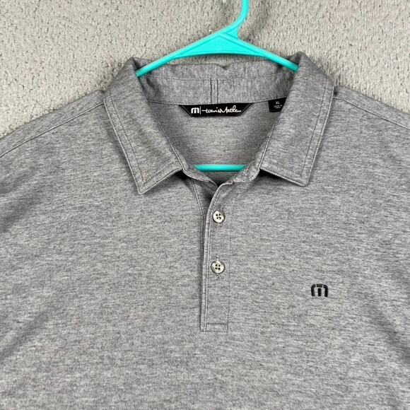 Travis Mathew Golf Polo Shirt Men's XL Gray Causal Performance Tennis Athletic - Picture 3 of 10